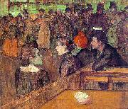 At the Moulin de la Galette Henri  Toulouse-Lautrec